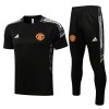Manchester United Suits Champions League Tränings tröjor 2022-23 Svart vit Manchester United Suits Champions League Tränings tröjor 2022-23 Svart vit